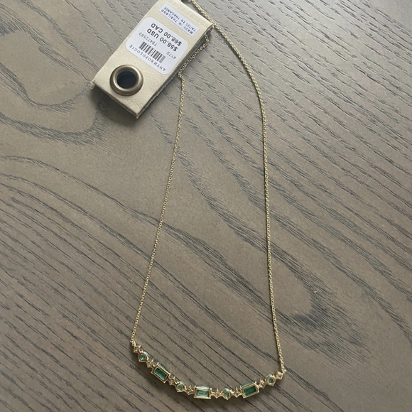 Turquoise and opal anthro necklace - Picture 3 of 3